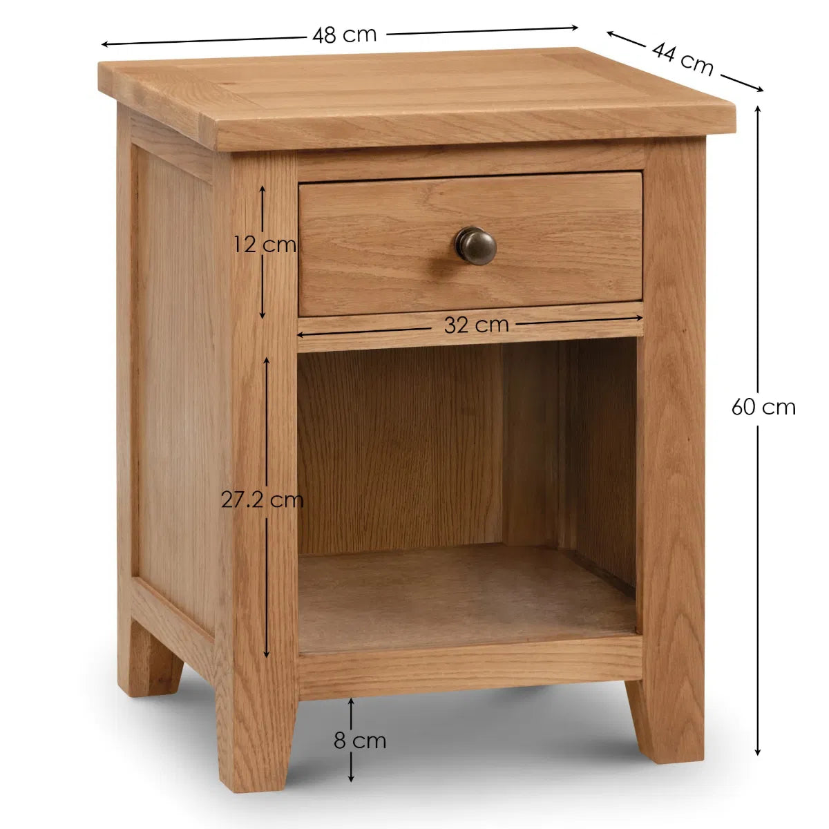 Marlborough 1 Drawer Bedside
