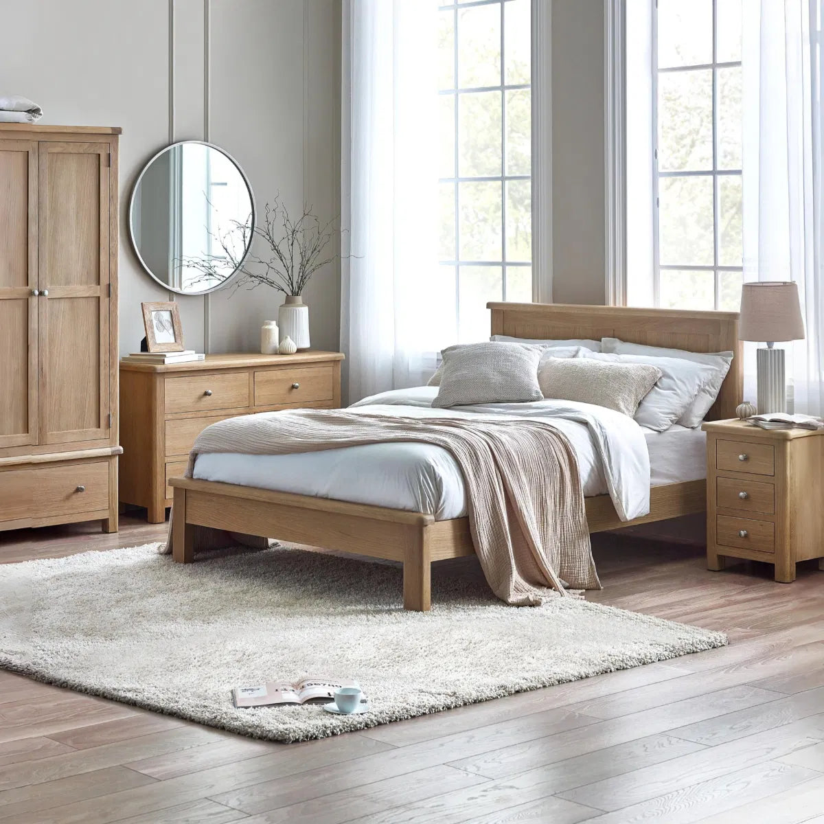 Memphis 3 Drawer Bedside
