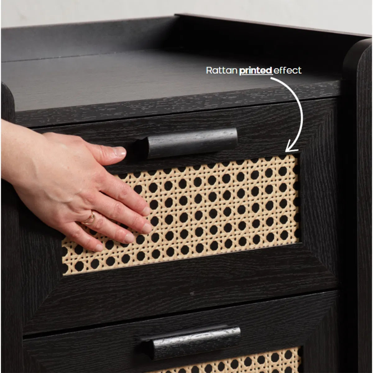 Sydney 2 Drawer Bedside