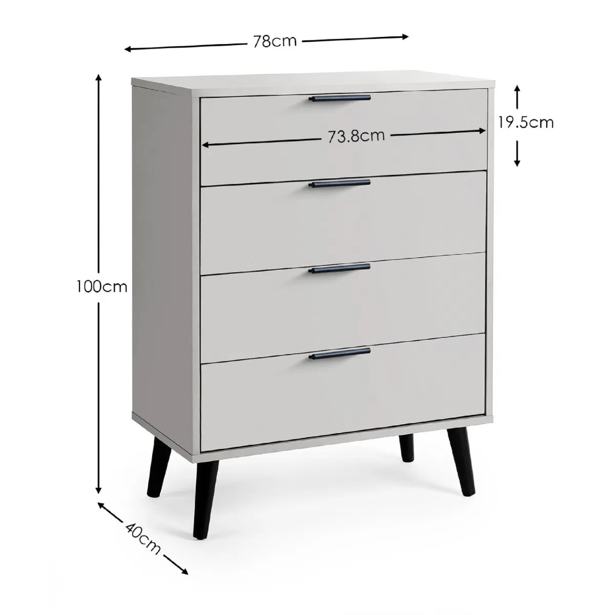 Alba 4 Drawer Chest