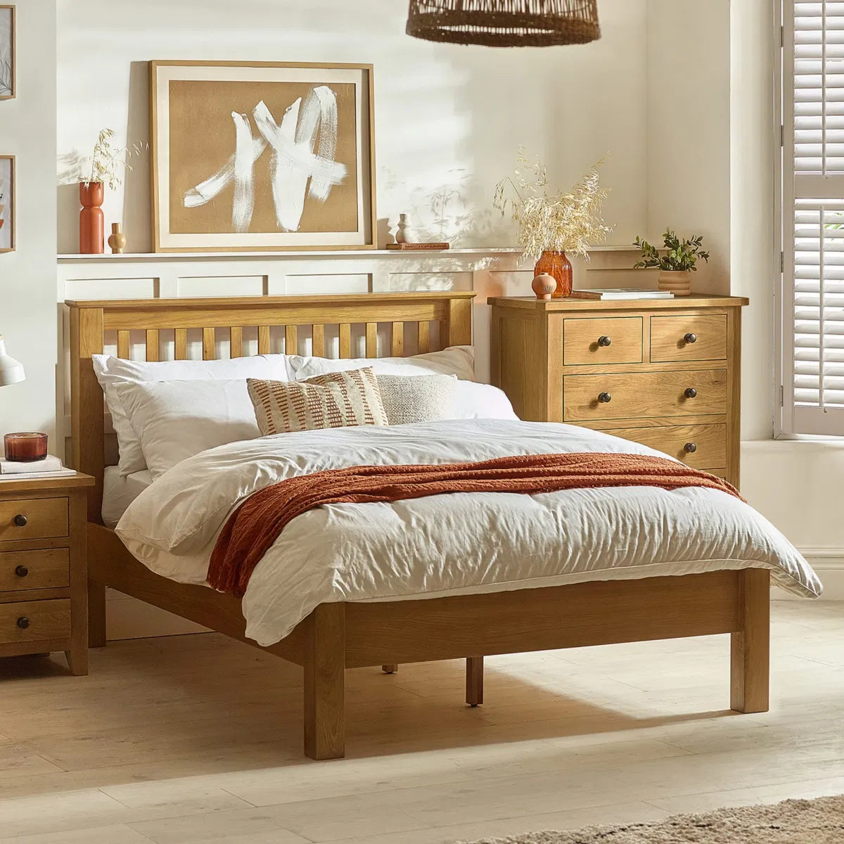 Amsterdam Oak Bed LFE
