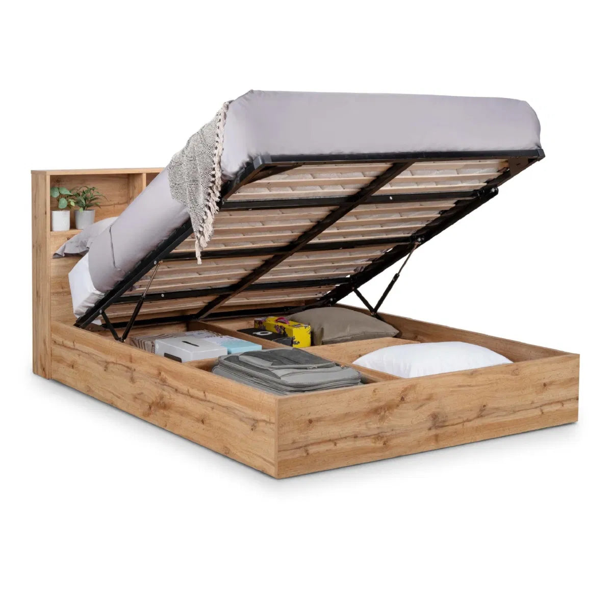 Bali Ottoman Bed with Gas Lift Up System