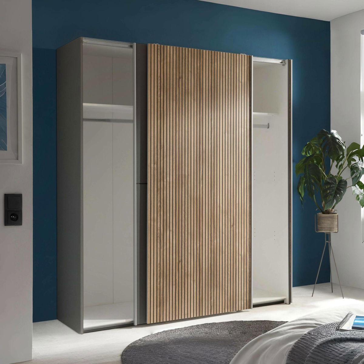 Berno Sliding 2 Door Wardrobe