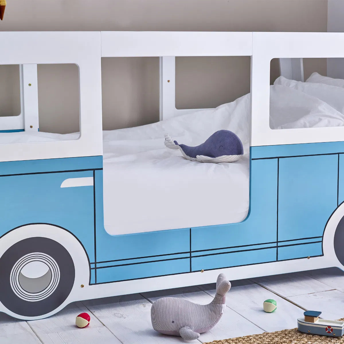 Campervan Bed - Light Blue