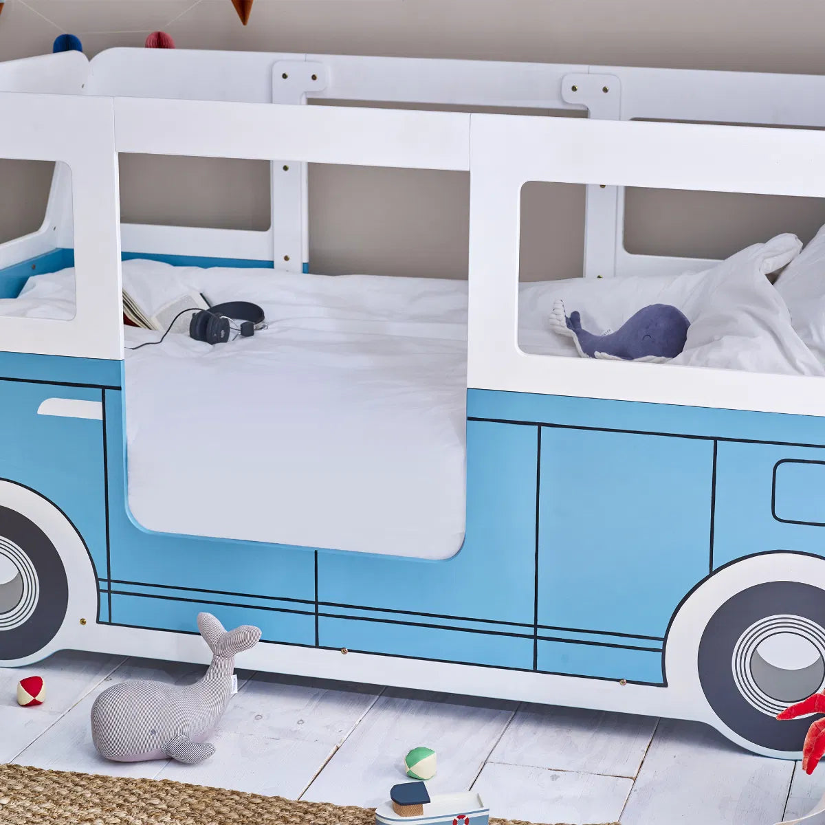Campervan Bed - Light Blue