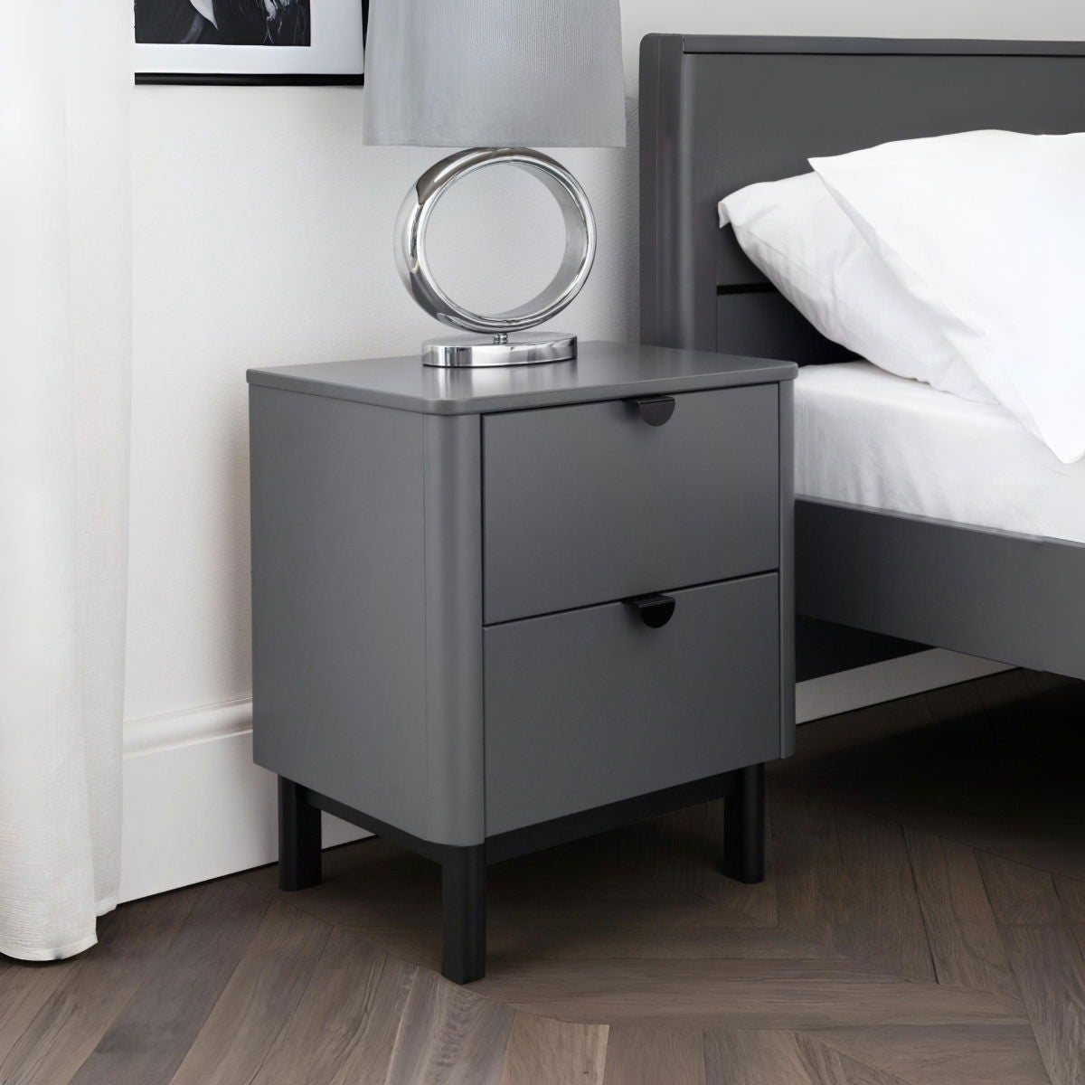 Chloe 2 Drawer Bedside