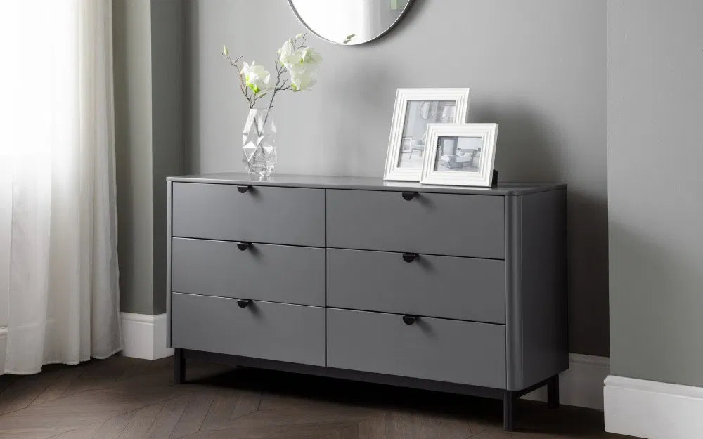 Chloe 6 Drawer Wide Chest