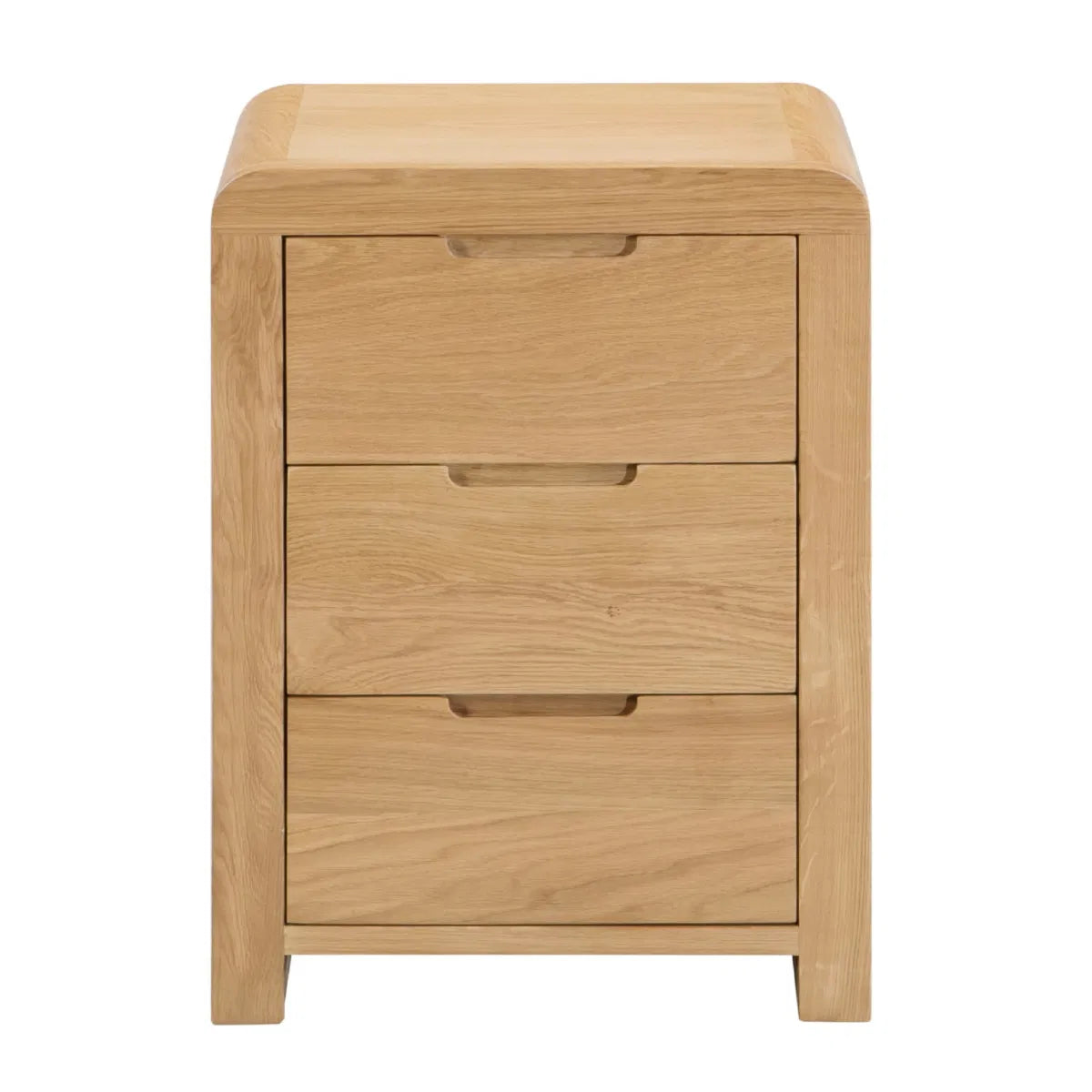 Curve 3 Drawer Bedside
