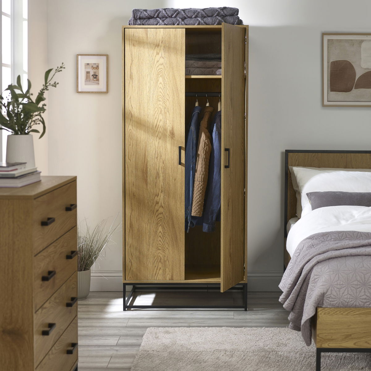 Harlow 2 Door Wardrobe