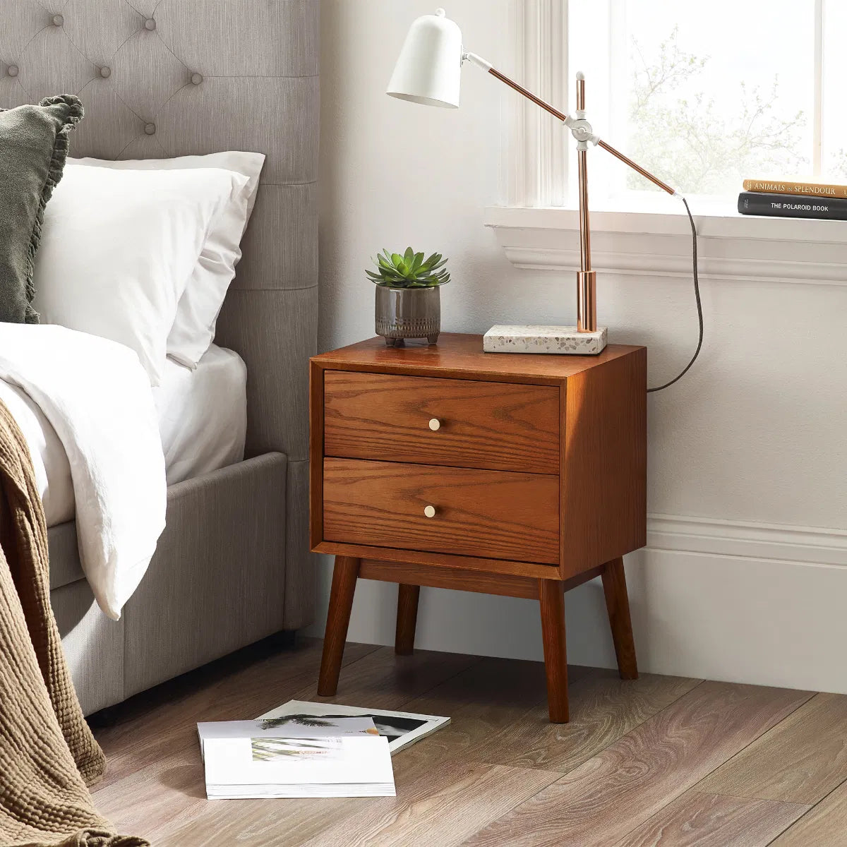 Lowry 2 Drawer Bedside