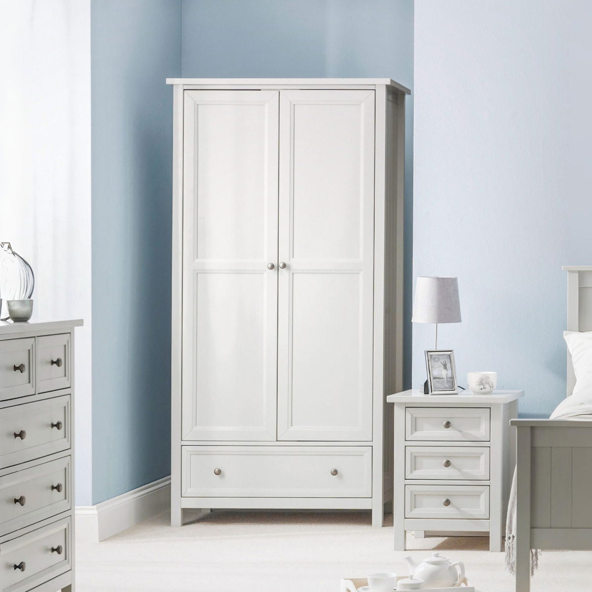 Maine 2 Door Combination Wardrobe