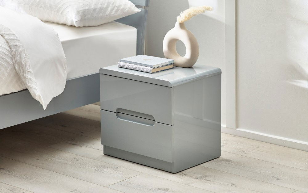 Manhattan 2 Drawer Bedside