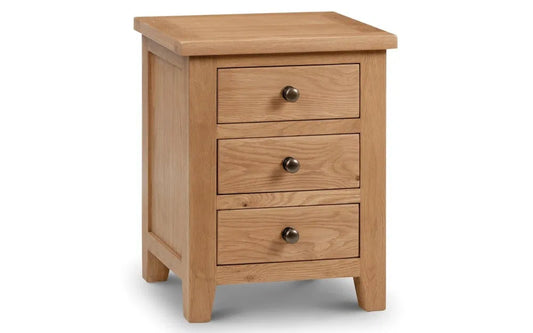 Marlborough 3 Drawer Bedside