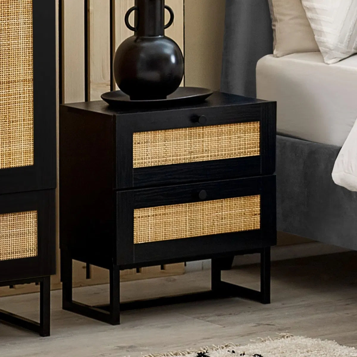 Padstow 2 Drawer Bedside